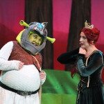 Robby Stone as Shrek and Lauren Krupski as Fiona