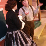 Jessica Logue and Nick Knipe in Huck Finn