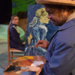 Anna Jordan as Adeline Ravoux Ezra Colón as Vincent Van Gogh in the world premiere of VAN GOGH & ME