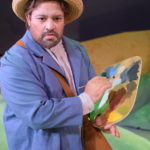Ezra Colón as Vincent Van Gogh in the world premiere of VAN GOGH & ME