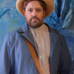 Ezra Colón as Vincent Van Gogh in the world premiere of VAN GOGH & ME