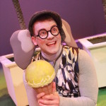 Will Nash Broyles as Gerald the Elephant in The Rose Theater's production of 