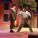 Nick Knipe and Nils Haaland in Huck Finn