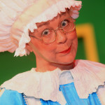 Wendy Eaton as The Old Lady in The Rose Theater's production of GOODNIGHT MOON, running Sept. 2-18, 2016.