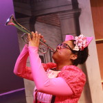 Olivia Jones as Piggie in The Rose Theater's production of 