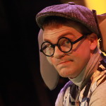 Will Nash Broyles as Gerald the Elephant in The Rose Theater's production of 