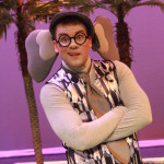 Will Nash Broyles as Gerald the Elephant in The Rose Theater's production of 