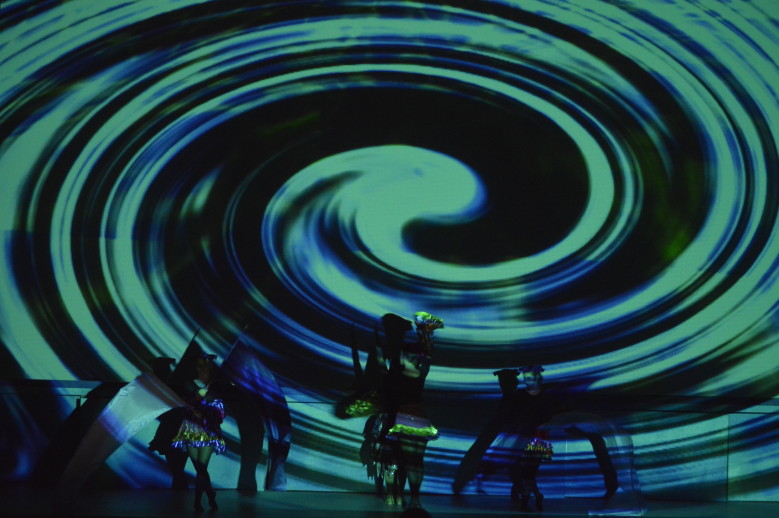 Projection design by Brittany Merenda