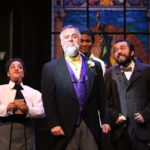 Rachel Busse, Patrick Wolfe, Jordan Smith and Manny Onate in Newsies