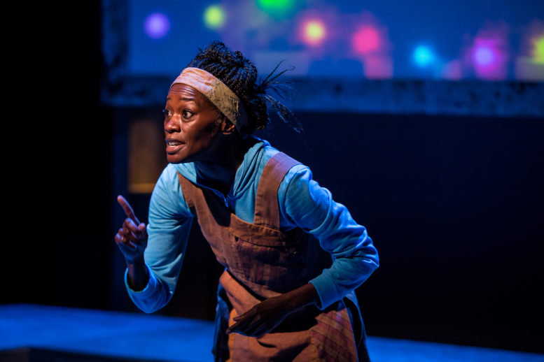 Sonja Parks in Seedfolks. Photo courtesy Children's Theatre Company, Minneapolis, MN