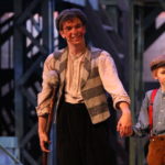 Jake Parker and Winston Schneider in Newsies