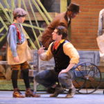 Winston Schneider and Andrew Wright in Newsies