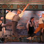 Fran Adrianto and Natalie Hanson in Newsies