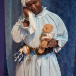 Tyrone Beasley as Wynken in WYNKEN, BLYNKEN & NOD at The Rose Theater