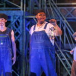 Danny Denenberg, Jayven Brandt and Winston Schneider in Newsies