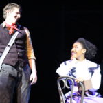 Andrew Wright and Torisa Walker in Newsies