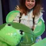 Chloe Langford as Nod in WYNKEN, BLYNKEN & NOD at The Rose Theater