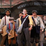The cast of Newsies