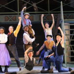 The cast of Newsies