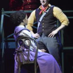 Andrew Wright and Torisa Walker in Newsies