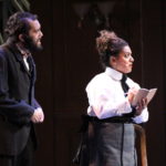 Manny Onate and Rachel Busse in Newsies