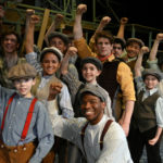 The cast of Newsies