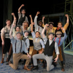 The cast of Newsies