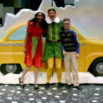 Dan Chevalier, Josiah Hydeen and Regina Palmer in ELF THE MUSICAL.