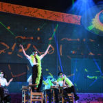 Jake Parker and cast perform a number on the set of HOWIE D: BACK IN THE DAY