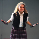 Natalie Hanson as Howie's sister Pollyanna in HOWIE D: BACK IN THE DAY