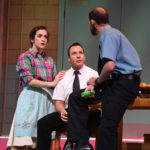 Howie's dad (Matthew Olsen) has a serious conversation with Mom (Cristina María Castro) and Howie (Howard Dorough) in HOWIE D: BACK IN THE DAY