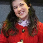 Sophie Williams as Anne Frank in THE DIARY OF ANNE FRANK at The Rose Theater