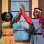 Aguel Lual as Ella and Marcel Daly as Prince Charmont in ELLA ENCHANTED at The Rose Theater