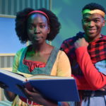 Aguel Lual as Ella and Marcel Daly as Prince Charmont in ELLA ENCHANTED at The Rose Theater