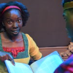 Aguel Lual as Ella and Marcel Daly as Prince Charmont in ELLA ENCHANTED at The Rose Theater