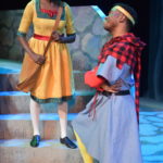 Aguel Lual as Ella and Marcel Daly as Prince Charmont in ELLA ENCHANTED at The Rose Theater