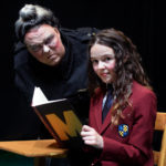 Joey Galda as Trunchbull and Maddie Smith as Matilda