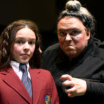 Joey Galda as Trunchbull and Maddie Smith as Matilda