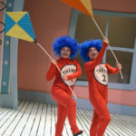 Sue Gillespie Booton and Jay Hayden as Thing 1 and Thing 2