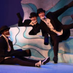 The Rose Theater's world premiere production of PENGUIN PROBLEMS, featuring: Malik Fortner as Mortimer, Jessica Burrill Logue as Louise and Ben Adams as Bob.