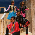 Briana Nash, Roni Shelley Perez, Dina Saltzman and Summer Hurtienne in The Rose Theater's production of Disney's Descendants