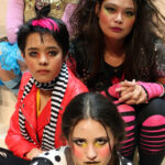 Briana Nash, Roni Shelley Perez, Dina Saltzman and Summer Hurtienne in The Rose Theater's production of Disney's Descendants