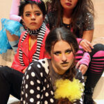 Briana Nash, Roni Shelley Perez, Dina Saltzman and Summer Hurtienne in The Rose Theater's production of Disney's Descendants