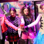 Summer Hurtienne, Dina Saltzman, Roni Shelley Perez and Briana Nash in The Rose Theater's production of Disney's Descendants