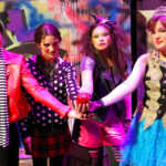 Summer Hurtienne, Dina Saltzman, Roni Shelley Perez and Briana Nash in The Rose Theater's production of Disney's Descendants