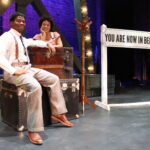 Marcel Daly as George Bailey and Delaney Jackson as Mary in IT'S A WONDERFUL LIFE, playing Dec. 3-19 at The Rose Theater.