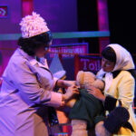 Katherine MacHolmes and Nivi Varanasi in The Rose Theater's production of CORDUROY, playing Oct. 29 - Nov. 14, 2021 at The Rose Theater.