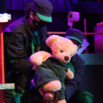 Puppeteers Joe Knispel and Jackie Kappes in The Rose Theater's production of CORDUROY, playing Oct. 29 - Nov. 14, 2021 at The Rose Theater.