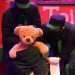 Puppeteers Joe Knispel and Jackie Kappes in The Rose Theater's production of CORDUROY, playing Oct. 29 - Nov. 14, 2021 at The Rose Theater.