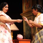 Katherine MacHolmes and Nivi Varanasi in The Rose Theater's production of CORDUROY, playing Oct. 29 - Nov. 14, 2021 at The Rose Theater.